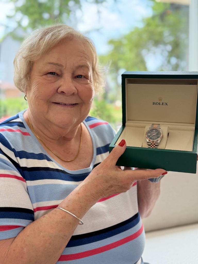 Becky W. with their Watch Pick