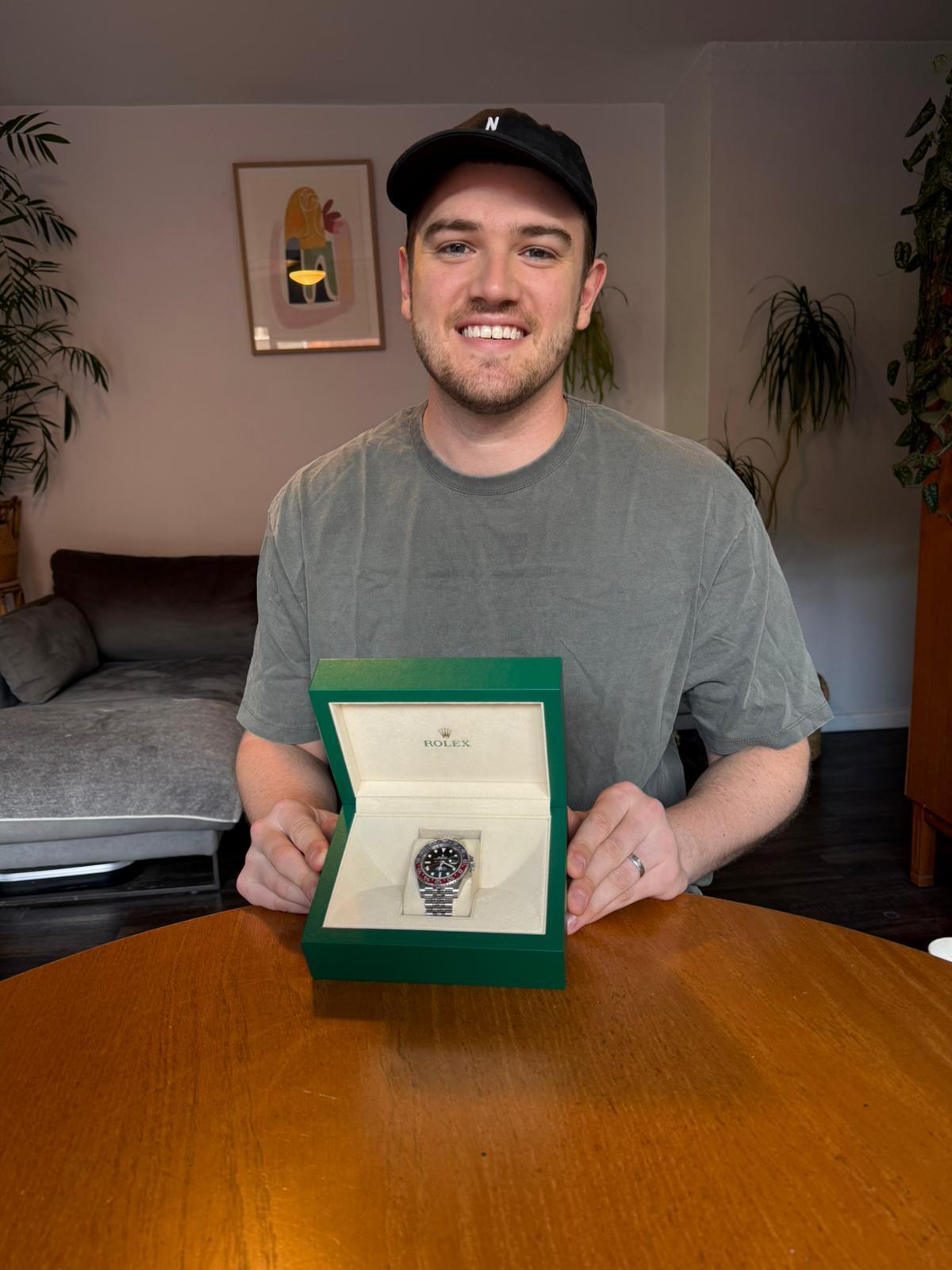 Ben B. with their Rolex GMT "Pepsi"